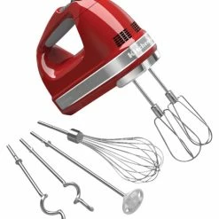 Outlet โญ Flash Sale ๐ KitchenAid Artisan 9 Speed Hand Mixer Red 5KHM926AER ๐ ๐