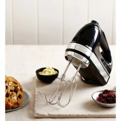 Buy 🛒 Top 10 👍 KitchenAid Artisan 9 Speed Hand Mixer Onyx Black 5KHM926AOB 👏 ✔️ -Appliances Sales 252347410 5 1 720x928