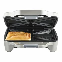 Flash Sale 😀 Best deal 🤩 Sunbeam Big Fill Toastie For 4 Sandwich Press Silver GR6450 🌟 😀