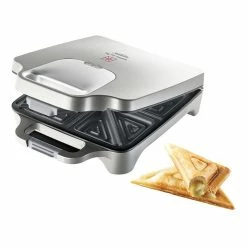 Flash Sale 😀 Best deal 🤩 Sunbeam Big Fill Toastie For 4 Sandwich Press Silver GR6450 🌟 😀 -Appliances Sales 252349660 4 1 720x928