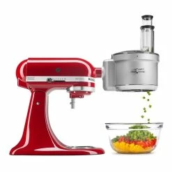 Best Sale 😍 Deals ⌛ KitchenAid Food Processor Attachment for Bench Mixer White KSM2FPA 🌟 🔥