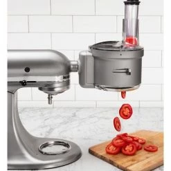 Best Sale 😍 Deals ⌛ KitchenAid Food Processor Attachment for Bench Mixer White KSM2FPA 🌟 🔥 -Appliances Sales 281848870 5 2 720x928