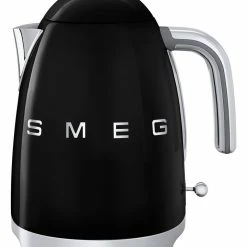 Promo 🥰 Buy 😍 Smeg 50's Style Kettle Black KLF03BLAU 🧨 👍