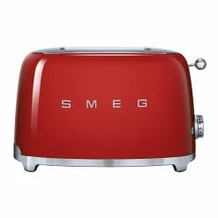 Budget ✨ Hot Sale 😀 Smeg 50's Style 2 Slice Toaster Red TSF01RDAU 👍 ⭐