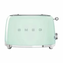 Budget ⭐ Budget 🎉 Smeg 50's Style 2 Slice Toaster Pastel Green TSF01PGAU 🤩 🛒