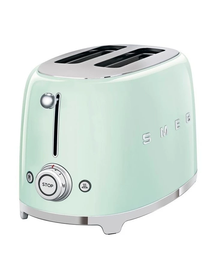 Budget ⭐ Budget 🎉 Smeg 50's Style 2 Slice Toaster Pastel Green TSF01PGAU 🤩 🛒 2 Budget ⭐ Budget 🎉 Smeg 50's Style 2 Slice Toaster Pastel Green TSF01PGAU 🤩 🛒 - Image 2