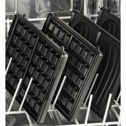 New ❤️ Budget 👏 Tefal 2 in 1 Sandwich & Waffle Maker With interchangable Plates Silver/Black SW852D 👍 🌟 -Appliances Sales 300302740 4 720x928