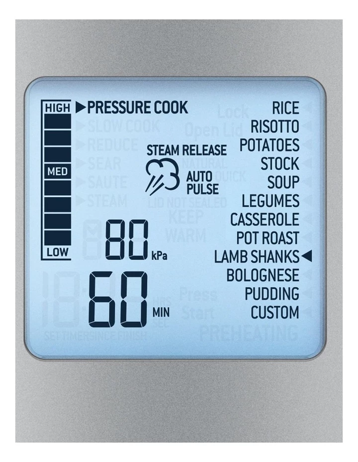 Coupon 🌟 Brand new ❤️ Breville The Fast Slow Pro Pressure Cooker Brushed Stainless Steel BPR700BSS 👏 🎉 1 Coupon 🌟 Brand new ❤️ Breville The Fast Slow Pro Pressure Cooker Brushed Stainless Steel BPR700BSS 👏 🎉