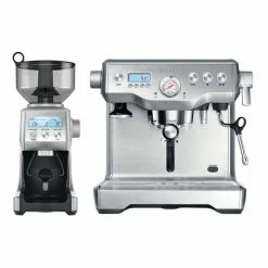New ✔️ Discount 💯 Breville The Dynamic Duo Coffee Machine Brushed Stainless Steel BEP920BSS 👍 🌟