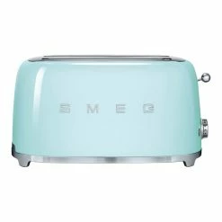 Cheap 😍 Cheapest 💯 Smeg 50's Style Longslot 4 Slice Toaster Pastel Green TSF02PGAU 🎉 👏