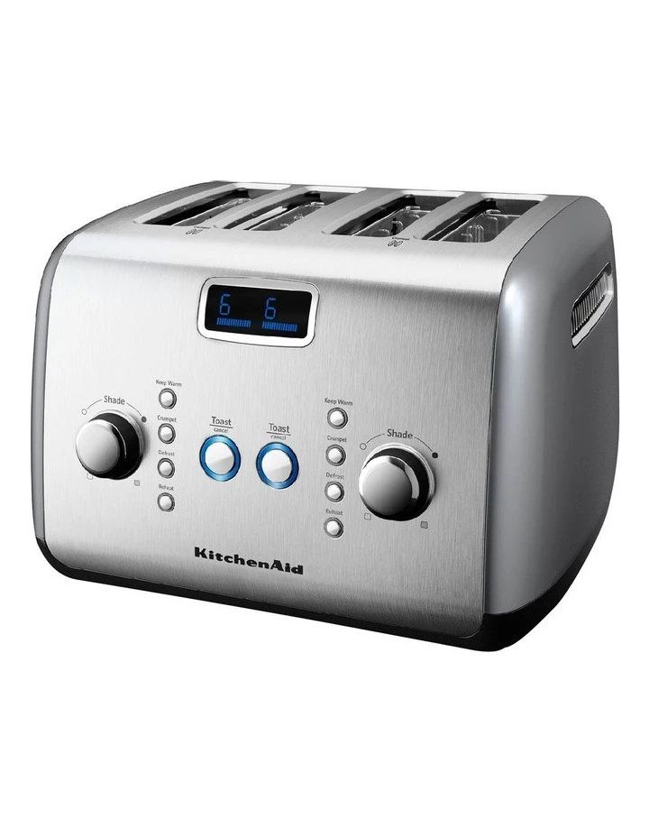 New ⌛ Cheap 🌟 KitchenAid Artisan Automatic 4 Slice Toaster Silver KMT423 👏 🎉 1 New ⌛ Cheap 🌟 KitchenAid Artisan Automatic 4 Slice Toaster Silver KMT423 👏 🎉