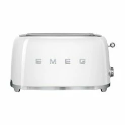 Coupon 🧨 Budget ⭐ Smeg 50's Style 4 Slice Toaster White TSF02WHAU 🧨 ✔️