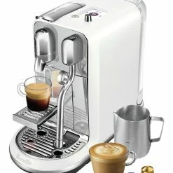 Promo 🤩 Budget 😍 Nespresso by Breville Creatista Plus Capsule Coffee Machine Sea Salt White BNE800SST ✨ ✨ -Appliances Sales 645843970 2 1 720x928