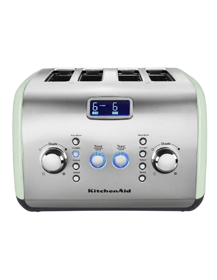 Discount 🔔 New 👏 KitchenAid Artisan 4 Slice Toaster Pistachio 5AKMT423APT 🔥 ❤️ 1 Discount 🔔 New 👏 KitchenAid Artisan 4 Slice Toaster Pistachio 5AKMT423APT 🔥 ❤️