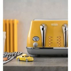 Best reviews of 🧨 Brand new 👏 Delonghi Icona Capitals New York 4 Slice Toaster Yellow CTOC4003Y 🎉 ⌛ -Appliances Sales 674317090 3 720x928