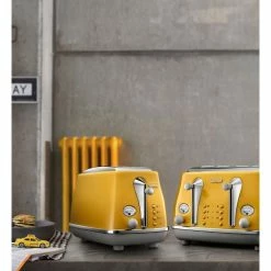 Best reviews of 🧨 Brand new 👏 Delonghi Icona Capitals New York 4 Slice Toaster Yellow CTOC4003Y 🎉 ⌛ -Appliances Sales 674317090 6 720x928
