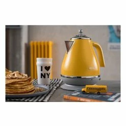 Coupon 😍 New 🔔 Delonghi Icona Capitals New York Kettle Yellow KBOC2001Y 👍 🛒 -Appliances Sales 674347510 3 720x928