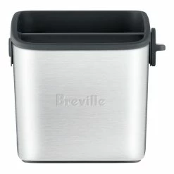 Coupon 😀 Brand new 🌟 Breville The Knock Box Mini Coffee Grinds Bin in Stainless Steel BES001BSS 🛒 🔔