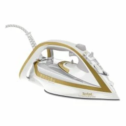 Top 10 🥰 Deals 🌟 Tefal Turbopro Airglide Iron Gold/White FV5646 🎁 ⌛