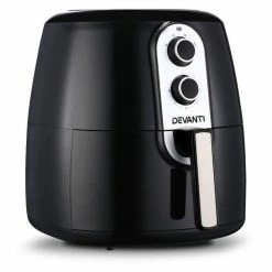 Cheapest 🥰 Hot Sale ✔️ Devanti 7L Oil Free Air Fryer - Black 👍 ⌛