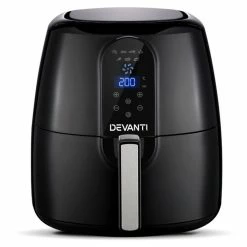 Best Sale 🤩 Top 10 🎁 Devanti 7L Oil Free Air Fryer - Black 🎉 👍 -Appliances Sales 745221160 3 720x928