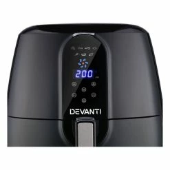 Best Sale 🤩 Top 10 🎁 Devanti 7L Oil Free Air Fryer - Black 🎉 👍 -Appliances Sales 745221160 7 720x928