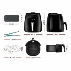 Brand new ❤️ Budget 🎉 Devanti Air Fryer 8.5L LCD Digital Oil Free Deep Frying Cooker ⌛ 😍 7 Brand new ❤️ Budget 🎉 Devanti Air Fryer 8.5L LCD Digital Oil Free Deep Frying Cooker ⌛ 😍 -Appliances Sales 745221430 3 720x928