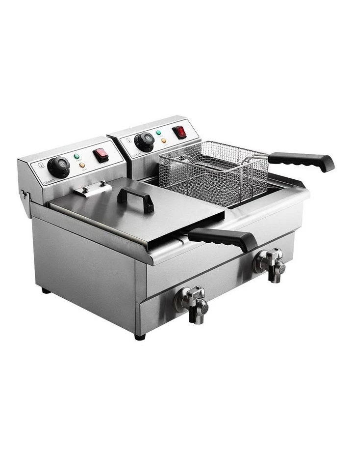 Best reviews of โ๏ธ Flash Sale ๐ Devanti Commercial Electric Deep Fryer Twin Frying Basket Chip Cooker Countertop ๐ โ๏ธ 1 Best reviews of โ๏ธ Flash Sale ๐ Devanti Commercial Electric Deep Fryer Twin Frying Basket Chip Cooker Countertop ๐ โ๏ธ