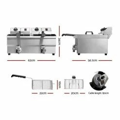 Best reviews of โ๏ธ Flash Sale ๐ Devanti Commercial Electric Deep Fryer Twin Frying Basket Chip Cooker Countertop ๐ โ๏ธ 7 Best reviews of โ๏ธ Flash Sale ๐ Devanti Commercial Electric Deep Fryer Twin Frying Basket Chip Cooker Countertop ๐ โ๏ธ -Appliances Sales 747582850 3 720x928