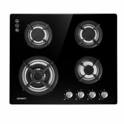 Brand new ๐ Deals โค๏ธ Devanti Gas Cooktop 60cm 4 Burner Ceramic ๐ ๐