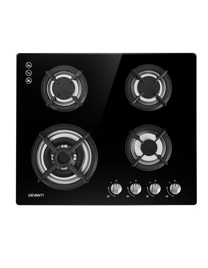 Brand new 😉 Deals ❤️ Devanti Gas Cooktop 60cm 4 Burner Ceramic 🔔 🔔 1 Brand new 😉 Deals ❤️ Devanti Gas Cooktop 60cm 4 Burner Ceramic 🔔 🔔
