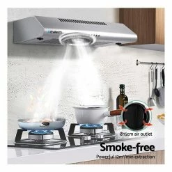 Cheap ✨ Best Sale 😍 Devanti Fixed Range Hood Rangehood Stainless Steel Kitchen Canopy 60cm 600mm 🔥 🔥 -Appliances Sales 758021770 4 720x928