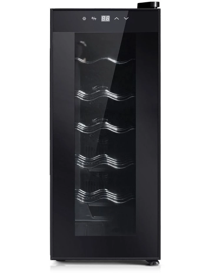 New ❤️ Best deal 🤩 Devanti Wine Cooler 12 Bottle Thermoelectric Chiller Storage Fridge Cellar Black 🌟 ⌛ 3 New ❤️ Best deal 🤩 Devanti Wine Cooler 12 Bottle Thermoelectric Chiller Storage Fridge Cellar Black 🌟 ⌛ - Image 3