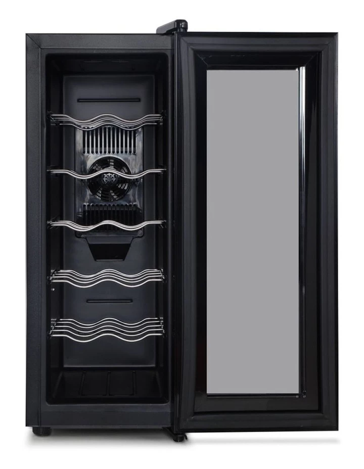 New ❤️ Best deal 🤩 Devanti Wine Cooler 12 Bottle Thermoelectric Chiller Storage Fridge Cellar Black 🌟 ⌛ 4 New ❤️ Best deal 🤩 Devanti Wine Cooler 12 Bottle Thermoelectric Chiller Storage Fridge Cellar Black 🌟 ⌛ - Image 4