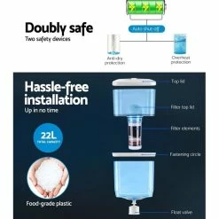 Deals 😍 Cheap 🎉 Devanti 22L Bench Top Water Cooler Dispenser ⌛ ❤️ -Appliances Sales 758134360 4 720x928