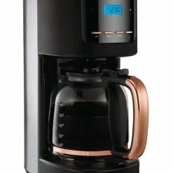 Wholesale 🎉 Best Pirce 💯 Morphy Richards Accents Rose Gold Filter Coffee Machine Black/Rose Gold 162030 🧨 😉