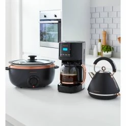 Wholesale 🎉 Best Pirce 💯 Morphy Richards Accents Rose Gold Filter Coffee Machine Black/Rose Gold 162030 🧨 😉 -Appliances Sales 773147080 5 720x928