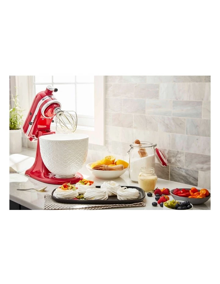 New ๐ Budget โจ KitchenAid Mermaid Lace 4.7L Ceramic Bowl in White KSM2CB5TWM ๐งจ ๐ 2 New ๐ Budget โจ KitchenAid Mermaid Lace 4.7L Ceramic Bowl in White KSM2CB5TWM ๐งจ ๐ - Image 2