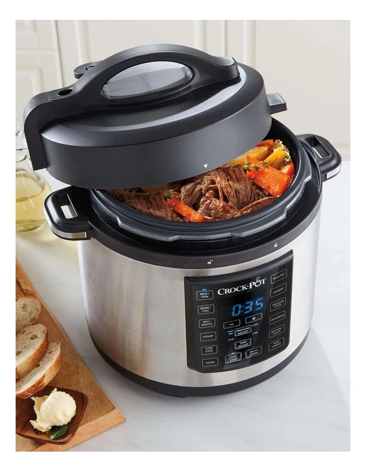 Cheapest ✔️ Hot Sale ⌛ Crock-Pot Express Multi-Cooker Stainless Steel CPE200 ⌛ 🔥 3 Cheapest ✔️ Hot Sale ⌛ Crock-Pot Express Multi-Cooker Stainless Steel CPE200 ⌛ 🔥 - Image 3