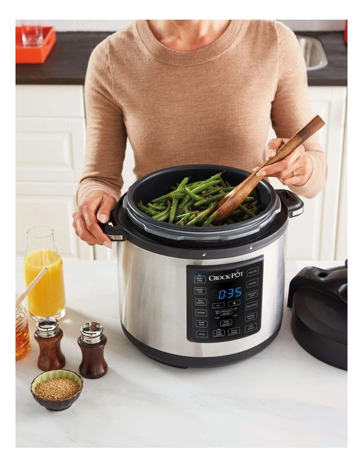 Cheapest ✔️ Hot Sale ⌛ Crock-Pot Express Multi-Cooker Stainless Steel CPE200 ⌛ 🔥 4 Cheapest ✔️ Hot Sale ⌛ Crock-Pot Express Multi-Cooker Stainless Steel CPE200 ⌛ 🔥 - Image 4