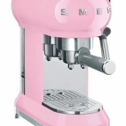 Cheapest 🤩 Best Pirce 👏 Smeg Pink Espresso Coffee Machine ECF01PKAU 🌟 ❤️
