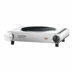 Discount ๐ Best Pirce ๐ Kambrook Brushed Stainless Steel Single Electric Hotplate KHP110BSS โจ ๐