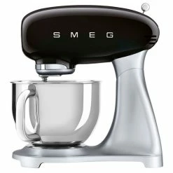 Best deal ๐ Promo ๐ Smeg 50's Style Black Stand Mixer SMFO2BLAU ๐ ๐