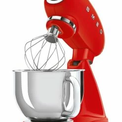 Outlet 🌟 Discount 🔥 Smeg 50's Style Mixer With Flex Edge Beater Red SMF03RDAU 👍 🛒 -Appliances Sales 778230010 2 720x928