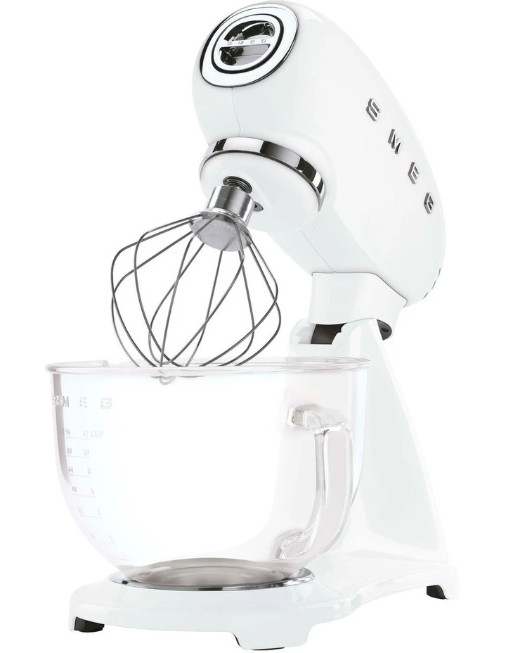 Best Sale ๐ Best Pirce โ๏ธ Smeg 50's Style Mixer With Glass Bowl And Flex Edge Beater White SMF13WHAU โ๏ธ ๐ฅ 2 Best Sale ๐ Best Pirce โ๏ธ Smeg 50's Style Mixer With Glass Bowl And Flex Edge Beater White SMF13WHAU โ๏ธ ๐ฅ - Image 2