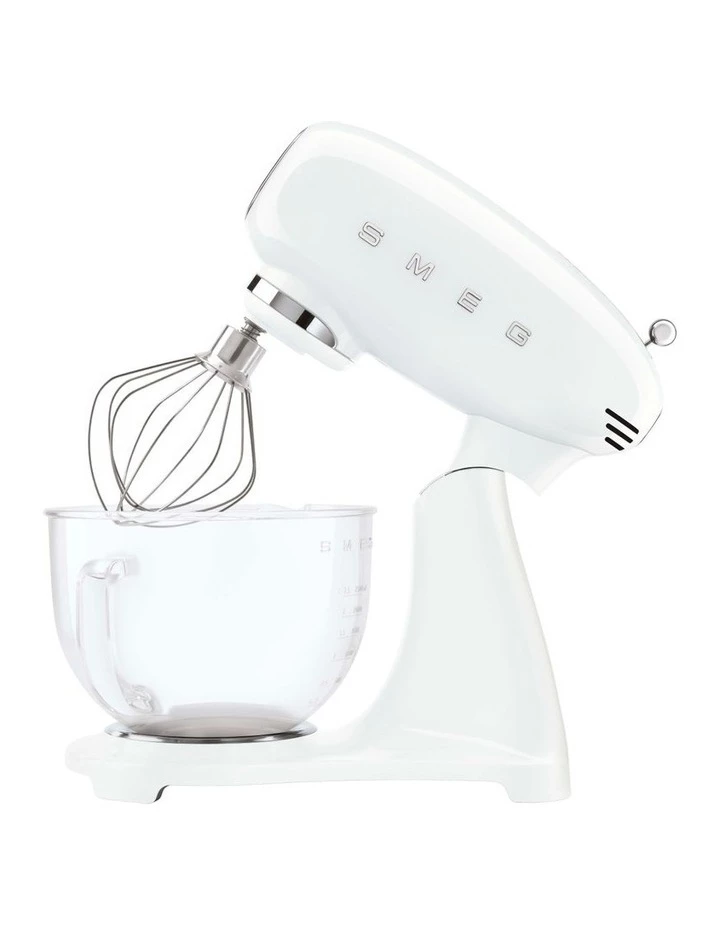 Best Sale ๐ Best Pirce โ๏ธ Smeg 50's Style Mixer With Glass Bowl And Flex Edge Beater White SMF13WHAU โ๏ธ ๐ฅ 3 Best Sale ๐ Best Pirce โ๏ธ Smeg 50's Style Mixer With Glass Bowl And Flex Edge Beater White SMF13WHAU โ๏ธ ๐ฅ - Image 3
