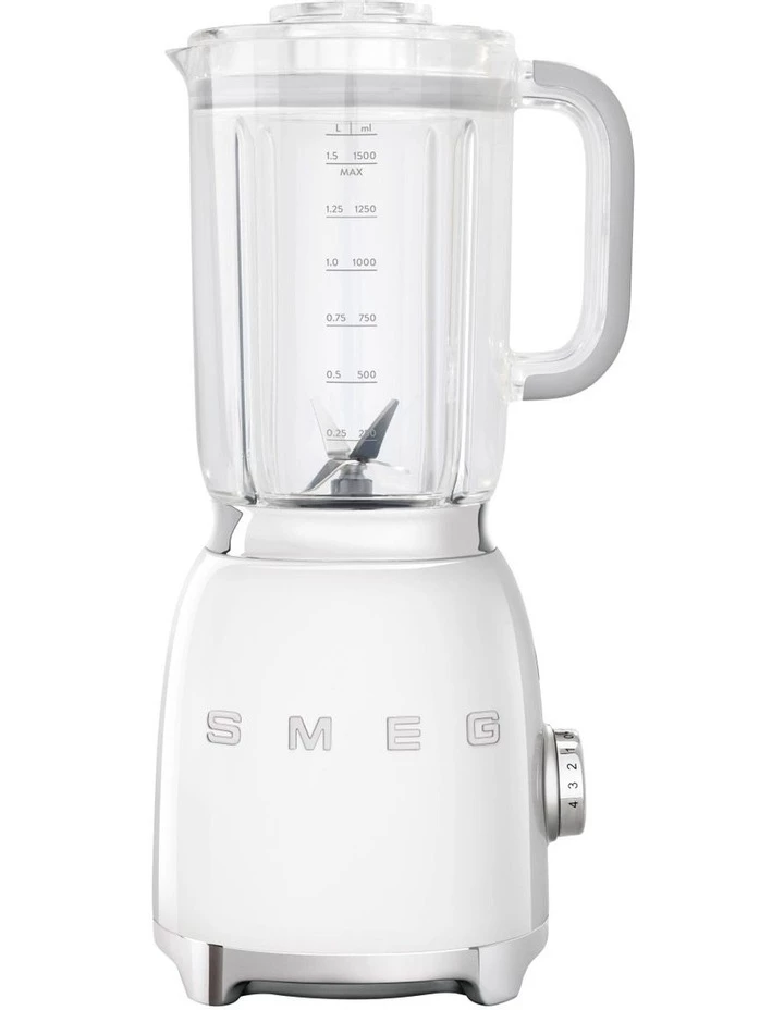 Buy 👏 Flash Sale 🎁 Smeg 50's Style White Blender BLF01WHAU ✨ 🛒 1 Buy 👏 Flash Sale 🎁 Smeg 50's Style White Blender BLF01WHAU ✨ 🛒