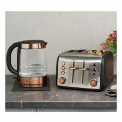Flash Sale 🌟 Best reviews of 👏 Russell Hobbs Brooklyn Glass/Copper Kettle RHK172 ❤️ 🔔 -Appliances Sales 778602700 5 720x928