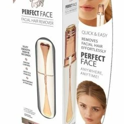 Budget 🎉 Outlet ⭐ Thin Lizzy Perfect White/Gold Face Hair Remover TLRPF 🌟 ⭐