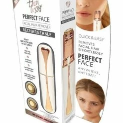 Discount 🥰 Best deal ❤️ Thin Lizzy Perfect Face White/Gold Rechargeable Hair Remover TLRPFR ❤️ ⭐